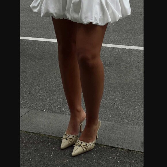 Princess Polly Lemonade Charisma Taupe Pointed Toe Heels 8 - Picture 6 of 11